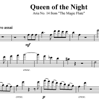 Queen of the Night - Aria - Trombone Solo with Piano Acc.