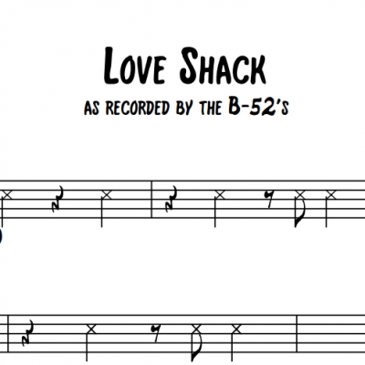 Love Shack - B-52&#039;s - Horn Charts (Tpt, Tenor, Bone)