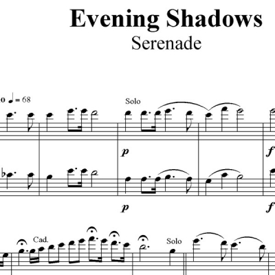 Evening Shadows - Serenade - Trombone Duet - Unaccompanied