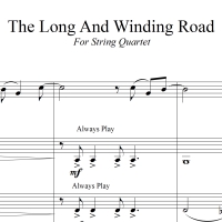 The Long And Winding Road - the Beatles - for String Quartet