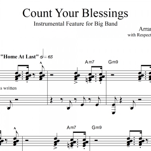 Count Your Blessings - Big Band Instrumental Feature