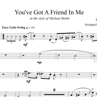 You've Got A Friend In Me - Michael Bublé version - 3-pc Horn Chart