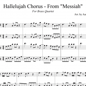 Hallelujah Chorus - Brass Quartet