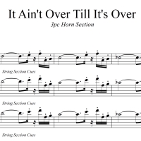 It Ain't Over Till It's Over - Lenny Kravitz Horn Chart