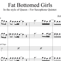 Fat Bottomed Girls - Queen - Saxophone Quintet