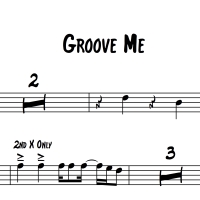 Groove Me - King Floyd - 3- or 4-pc Horn Chart