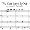 We Can Work It Out - The Beatles - for Trombone Quartet