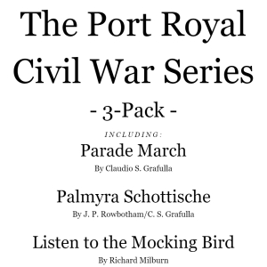 Port Royal Civil War Series for Brass Quintet - 3-Pack