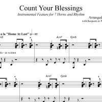 Count Your Blessings - Small Jazz Ensemble Instrumental Feature