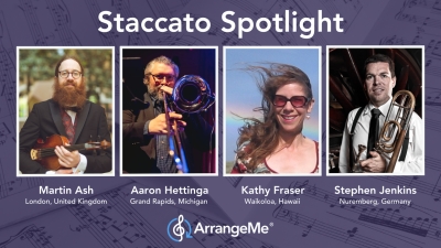 Featured Interview in “Staccato Spotlight” of ArrangeMe's Blog