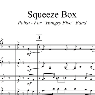 Squeeze Box Polka - for “Hungry Five” Band