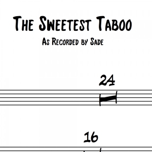 The Sweetest Taboo - Sade - Horn Chart (Tpt, Tenor, Bone)
