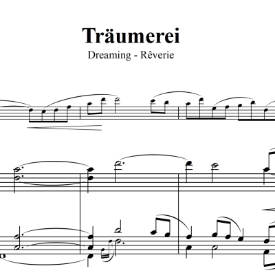 Träumerei - Robert Shumann - Solo with Piano - FREE DOWNLOAD