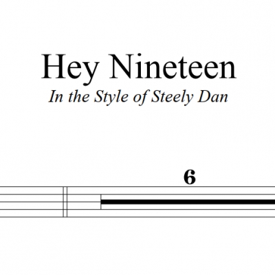 Hey Nineteen - Steely Dan Tpt Solo Chart