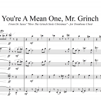 You&#039;re A Mean One, Mr. Grinch - For Trombone Quintet/Choir
