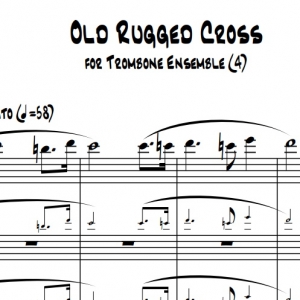 Old Rugged Cross - Trombone Quartet/Choir
