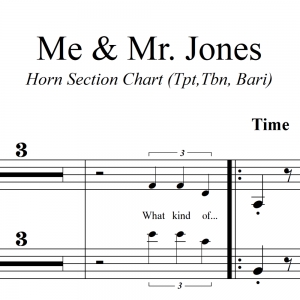 Me And Mr. Jones - Amy Winehouse Horn Chart