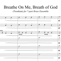 Breathe On Me, Breath of God - for Mixed Brass Ensemble/Choir