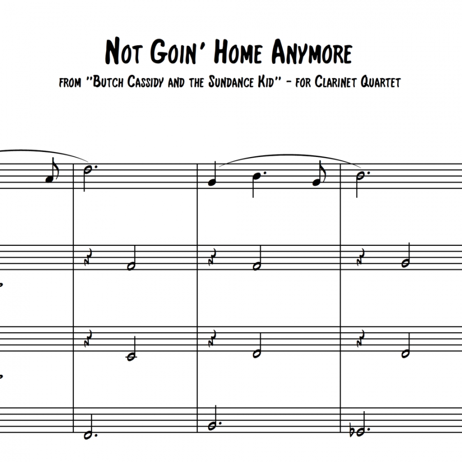 night shift Sheet music for Clarinet other (Mixed Quintet)