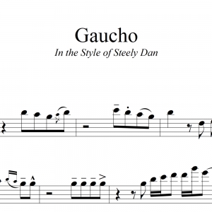Gaucho - Steely Dan 3-Horn Chart