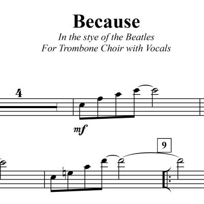 Because (Beatles) Trombone Choir