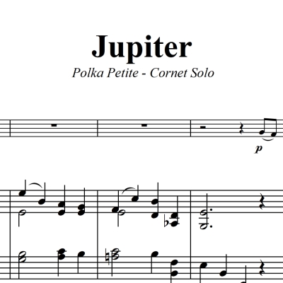 Jupiter - Petite Polka - Trumpet/Cornet Solo with Piano