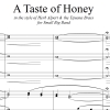 A Taste Of Honey - Herb Alpert - For Small Big Band (7 Horns plus Rhythm)