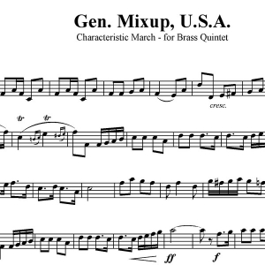 General Mixup, U.S.A. - Patriotic Medley for Brass Quintet