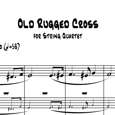 Old Rugged Cross - String Quartet
